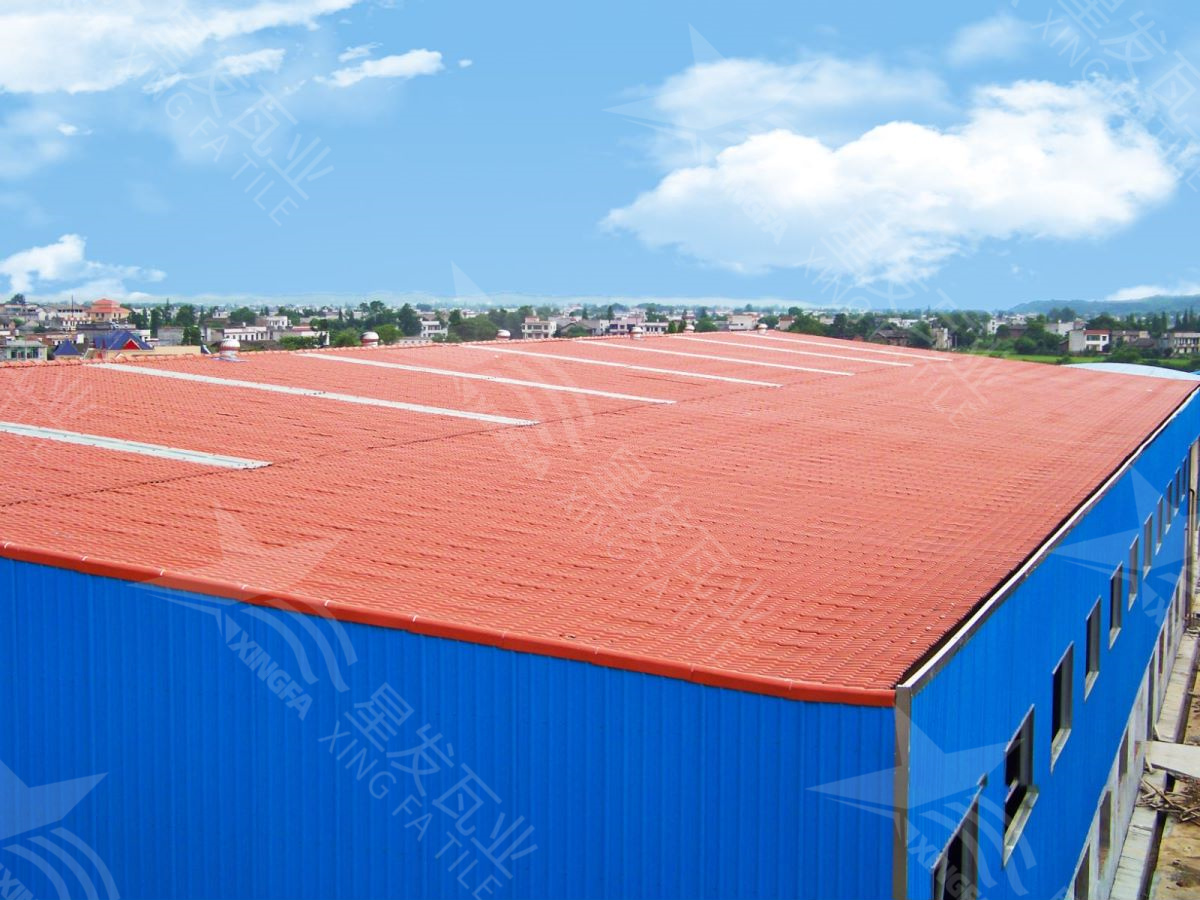 新型材料1050砖红色asa树脂瓦 盖厂房用仿古瓦 防腐防火耐候塑料瓦 安康pvc合成树脂瓦生产厂家