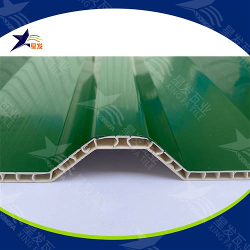  白色10mm厚pvc中空板隔热瓦温室养殖大棚用 仓库厂房波浪型pvc屋面彩瓦 安康pc阳光板瓦生产厂家